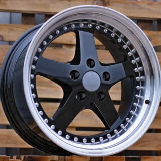 18" BMW ESR 04 Style Kant Felger B1161 Silver / Black Polished Lip