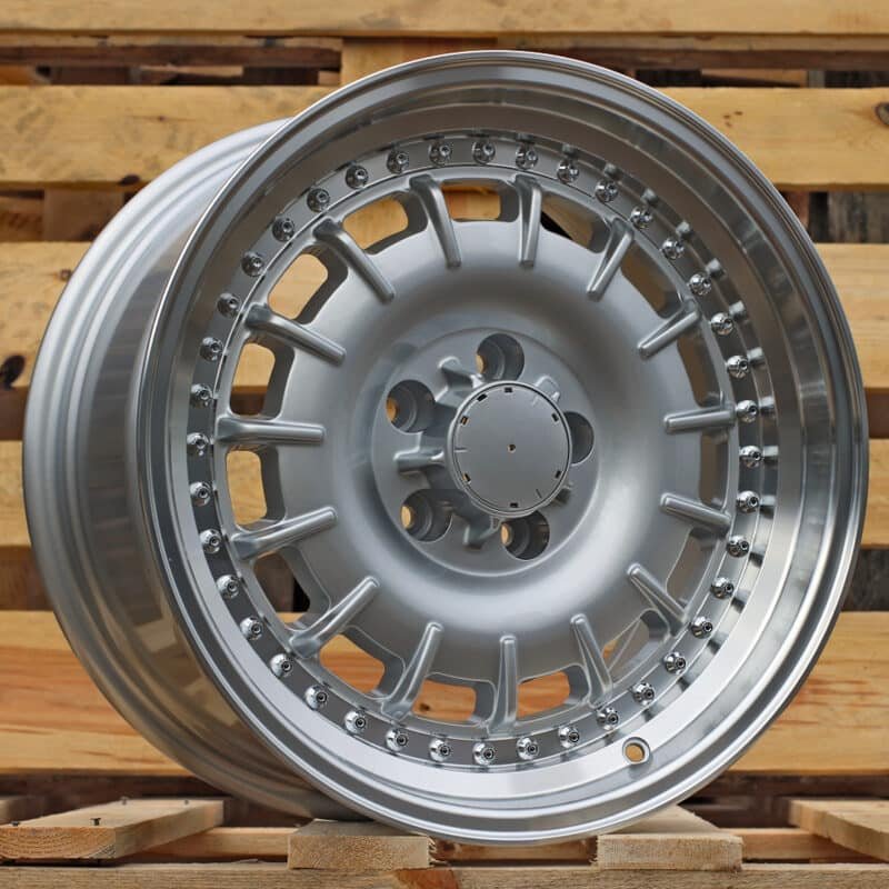 Mercedes Classic Lip Style B1855 Felger Silver Polished Lip 17"