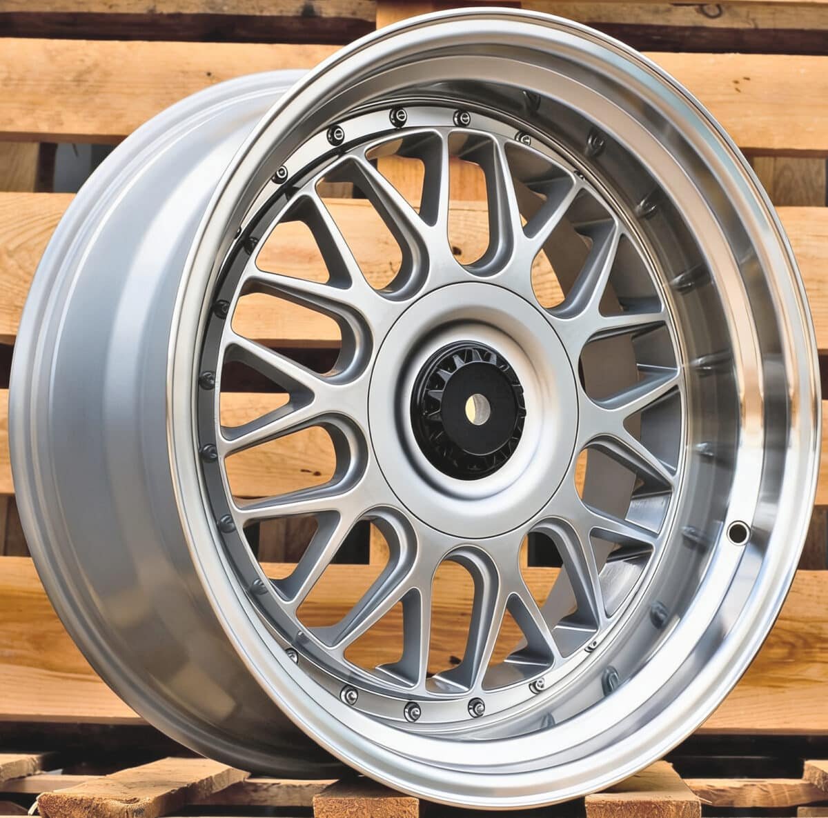 17–19" BMW BBS Style Kant Felger XE244 Silver Polished Lip