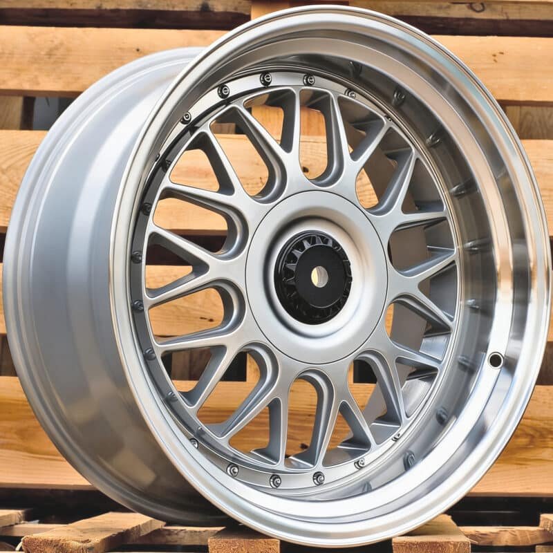 17–19" BMW BBS Style Kant Felger XE244 Silver Polished Lip