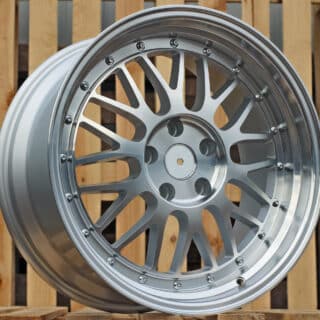 17–18" BMW BBS Style Kant Felger A1025 Silver Polished Lip