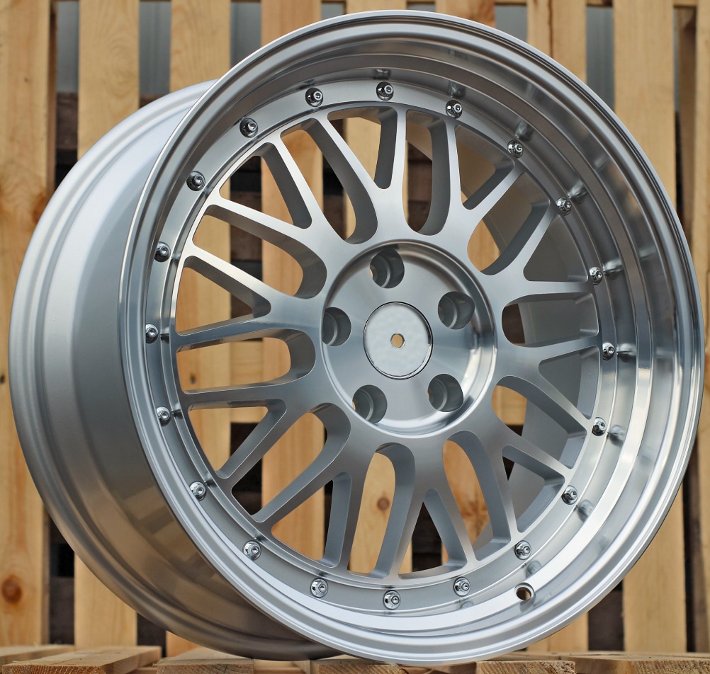 17–18" BMW BBS Style Kant Felger A1025 Silver Polished Lip
