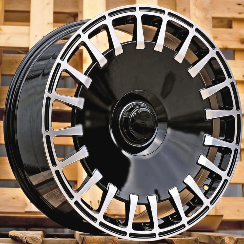 20" Mercedes Brabus Style Felger I0343 Black Polished – 19–20 Tommer