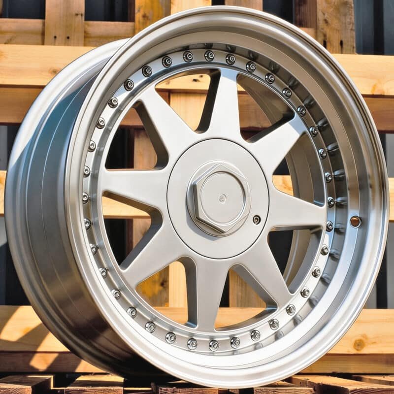 17" Racing Style Kant Felger 7905F Silver Polished Lip – 5x112