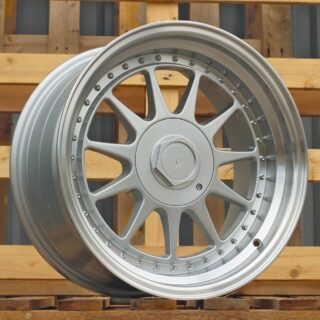 17" Hartge Style Kant Felger 7962F Silver Polished Lip – 4x100