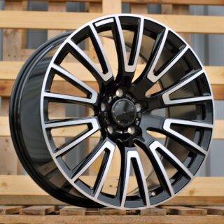 22" Mercedes Style Felger F1070 Black Polished – Hybrid Forged 5x130