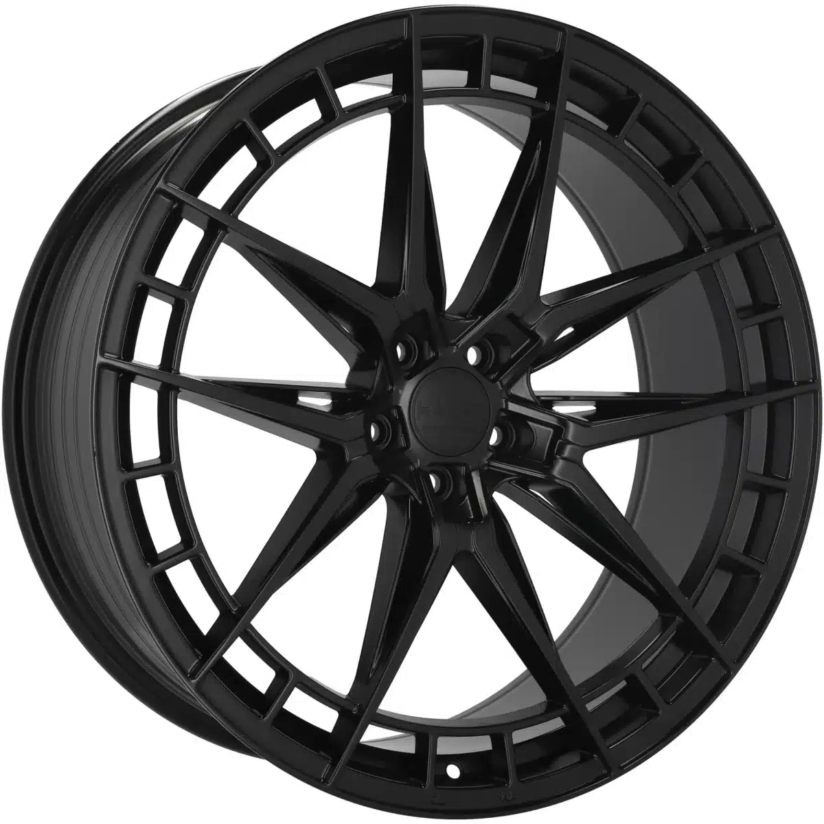 HAXER HX046F – Hybrid Forged Felger R18 & R22 | Black Half Matt