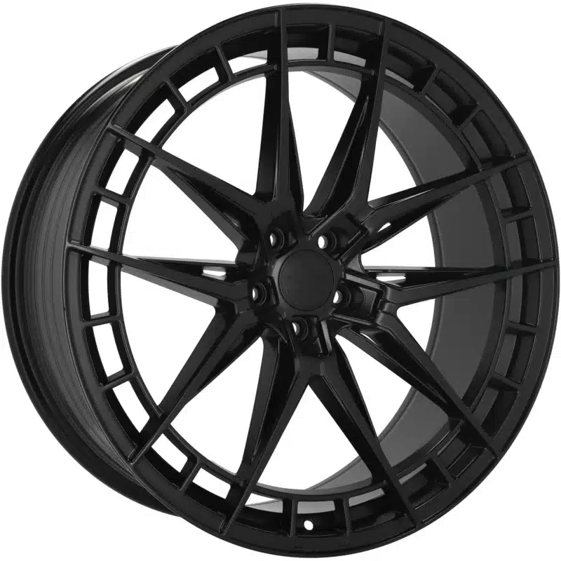HAXER HX046F – Hybrid Forged Felger R18 & R22 | Black Half Matt