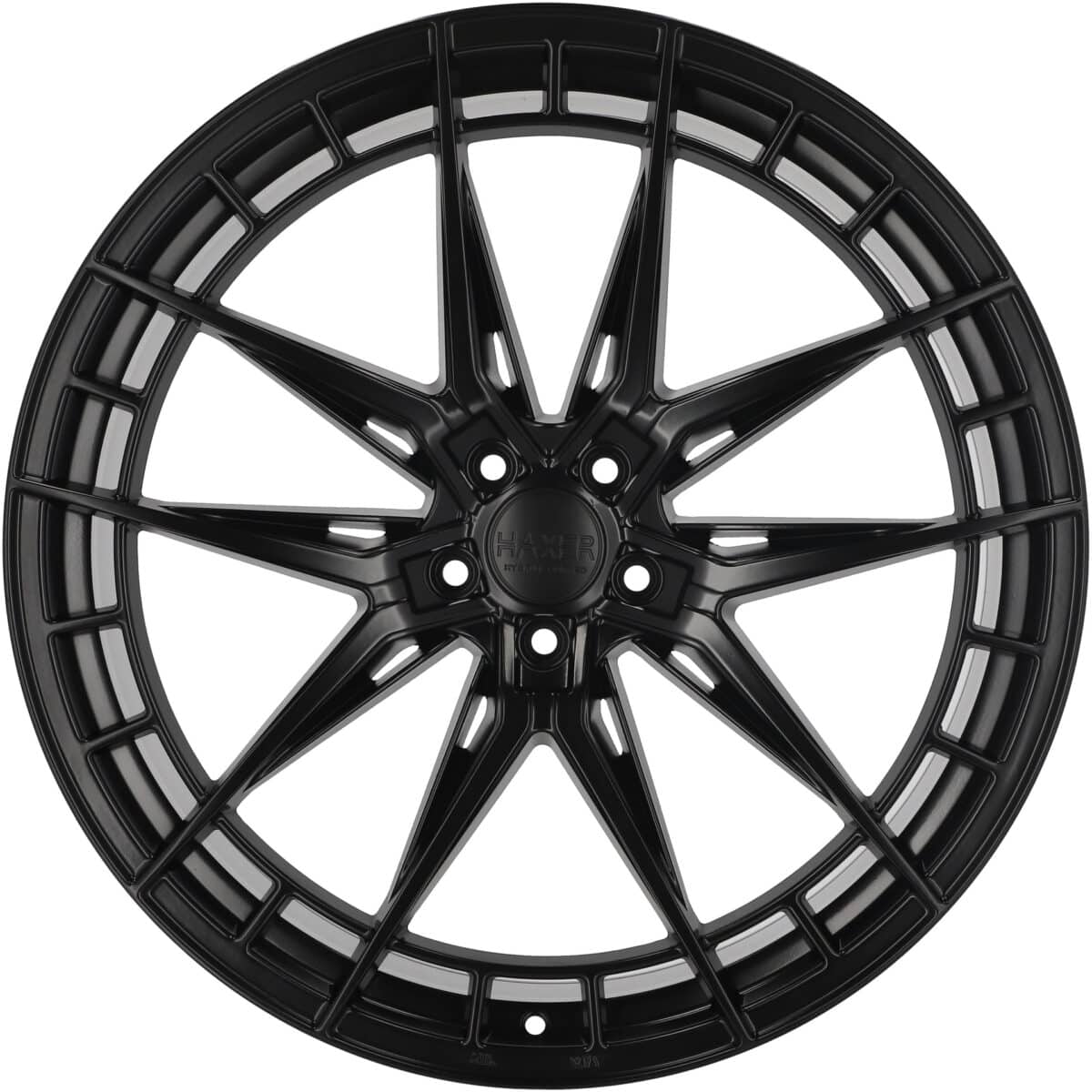 HAXER HX046F – Hybrid Forged Felger R18 & R22 | Black Half Matt