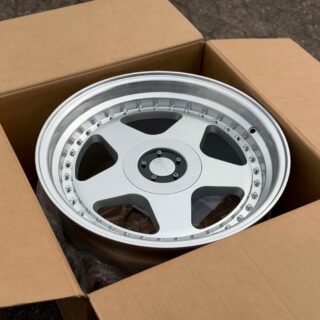 17" BMW OZ Style Kant Felger Silver Polished Lip