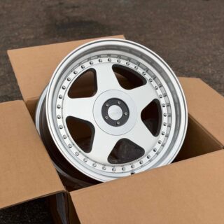 17" BMW OZ Style Kant Felger Silver Polished Lip
