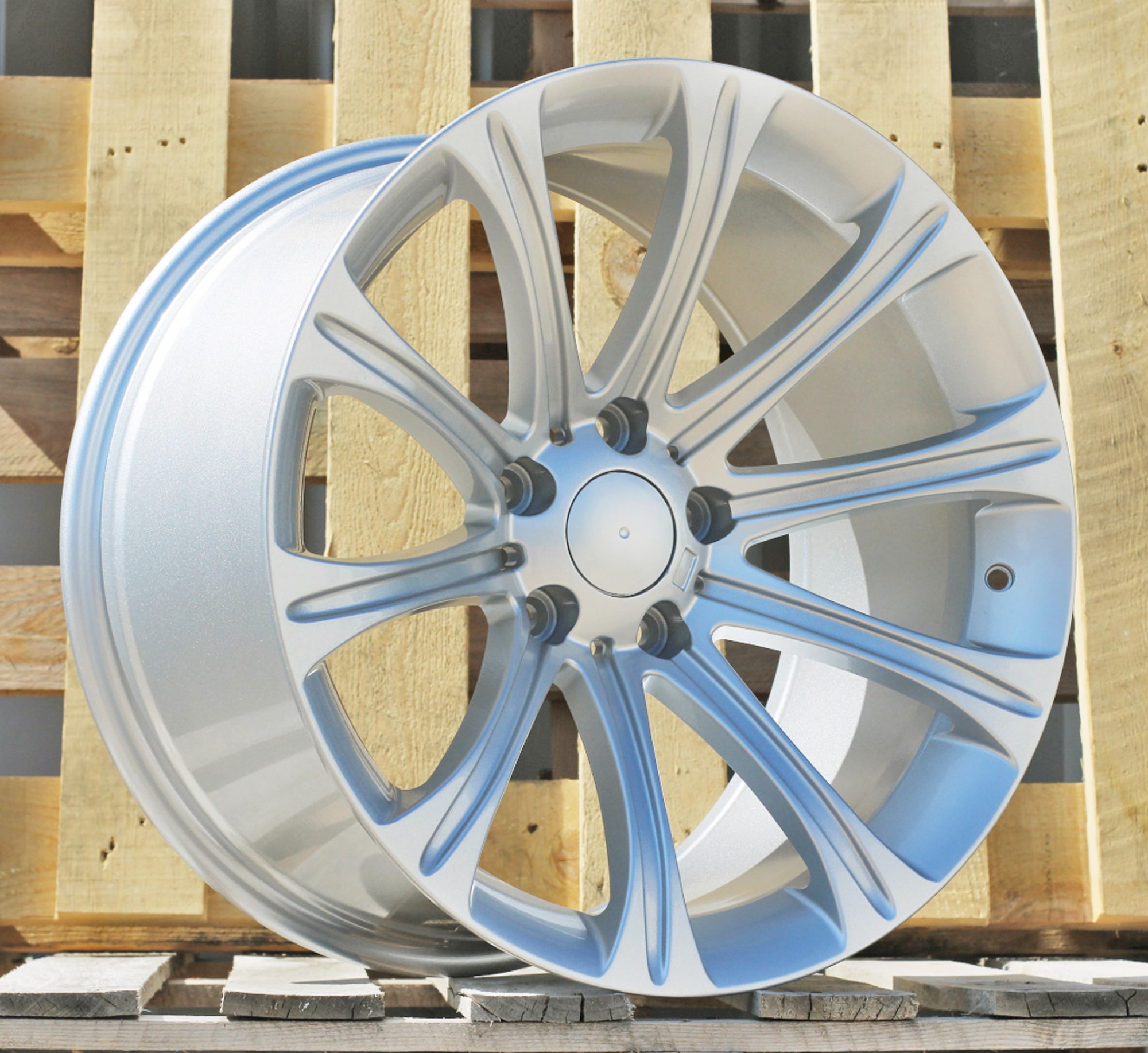 BMW Z7 Style Hybrid Forged Felger Silver Shining 18″