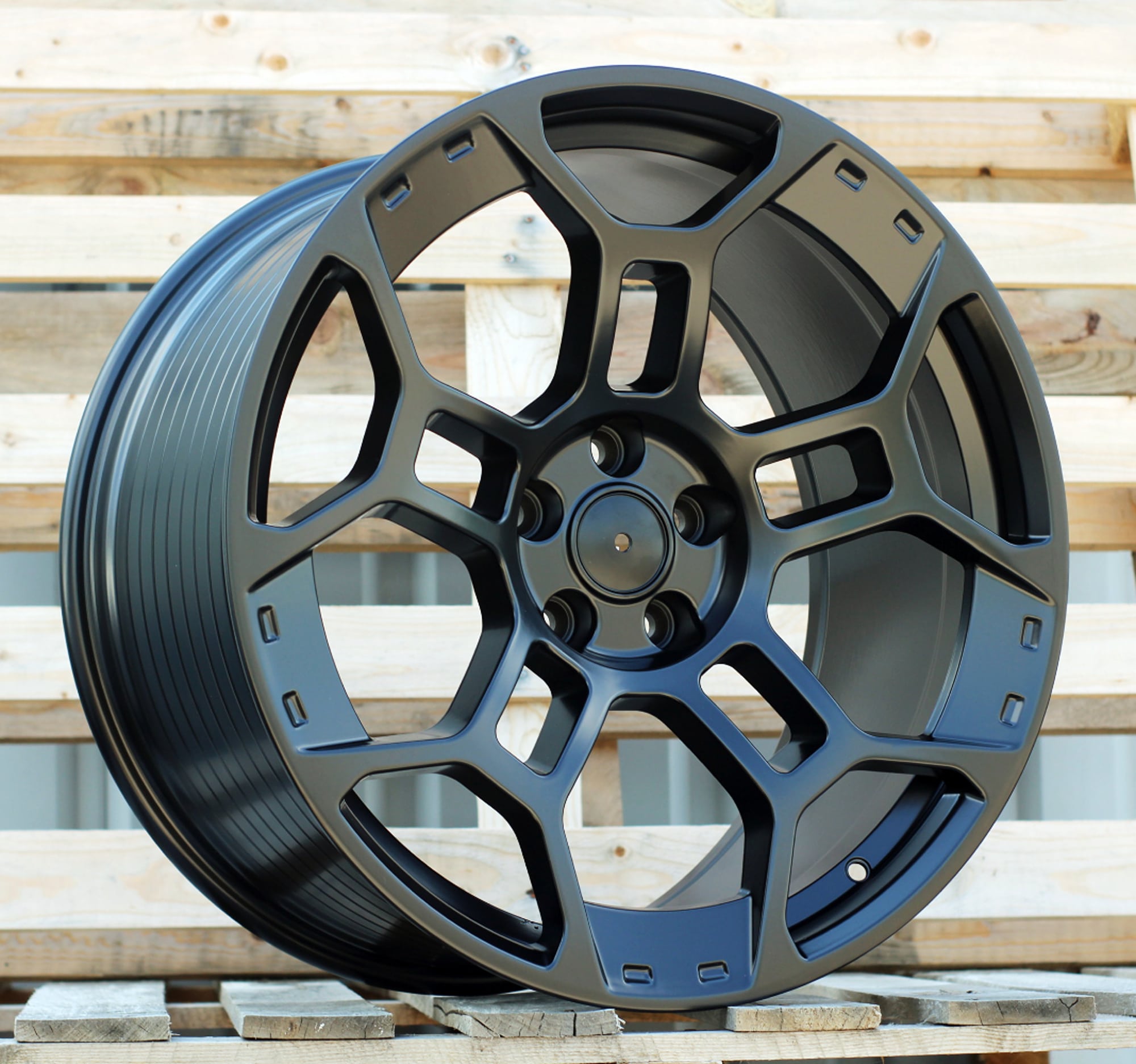 Ford Mustang Z7 Style Hybrid Forged Felger Black Half Matt 20