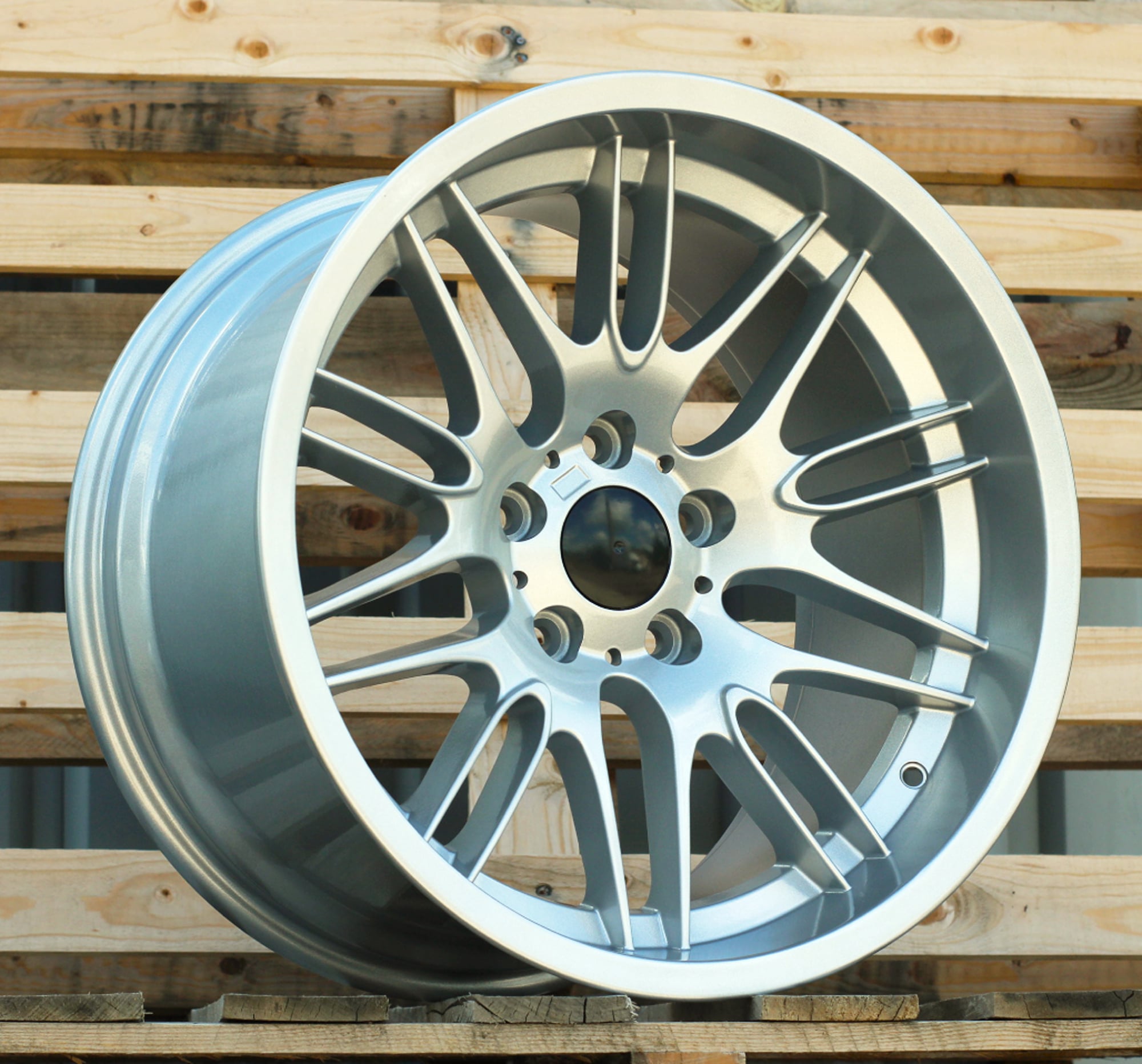 BMW Z6 Style Hybrid Forged Felger Silver Shining 18″